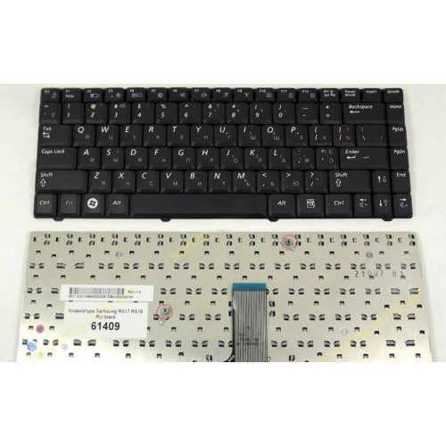 Клавиатура для ноутбука SAMSUNG R517 R519 W/O NUMERIC РУССКАЯ РАСКЛАДКА