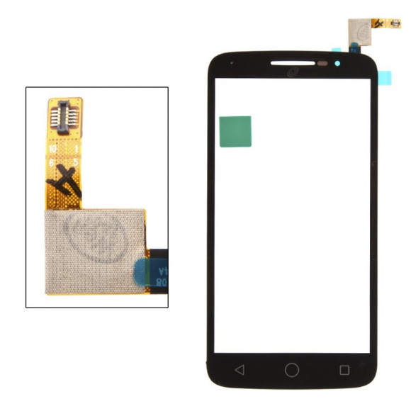Сенсорное стекло (тачскрин) для Alcatel Pop 2 Premium 7044X, черный