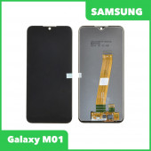 LCD дисплей для Samsung Galaxy M01 SM-M015 в сборе (черный)