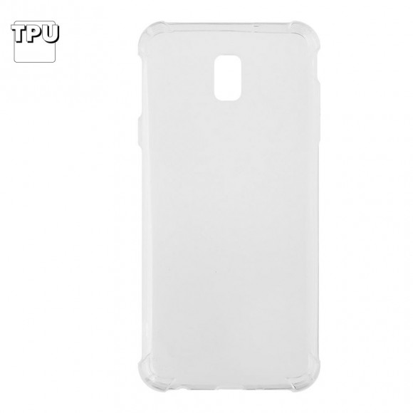 Силиконовый чехол "LP" для Samsung Galaxy J6 Plus 2018 (J610F) ударопрочный TPU Armor Case, прозрачный (европакет)