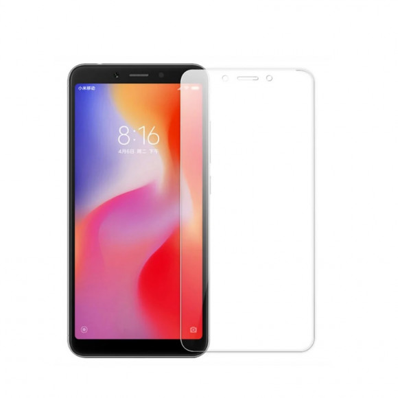 Защитное стекло Xiaomi Redmi 6, 6A 0.3mm 10D (белый)