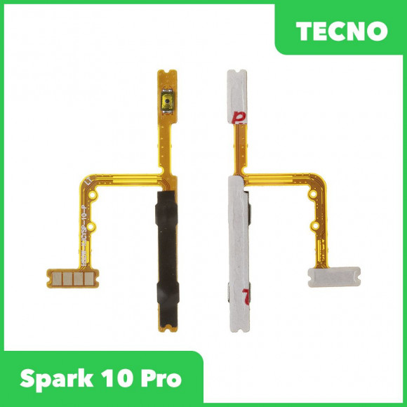 Шлейф кнопок громкости и кнопки включения Tecno Spark 10 Pro (KI7)