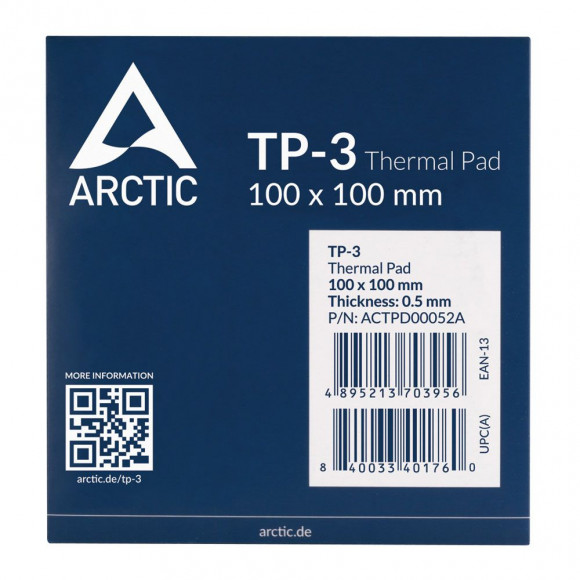 Термопрокладка Arctic TP-3 120x20х0,5 мм 4 штуки ACTPD00055A