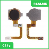 Шлейф для Realme C21y сканер отпечатка пальцев (черный) Шлейф для Realme C21y сканер отпечатка пальцев (черный)