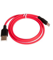 Кабель USB Hoco X21 Silicone для Type-C, 3А, длина, 1 метр, красный