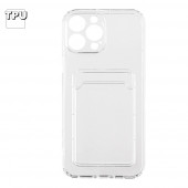 Силиконовый чехол для iPhone 13 Pro Max карман для карт Силиконовый чехол для iPhone 13 Pro Max карман для карт