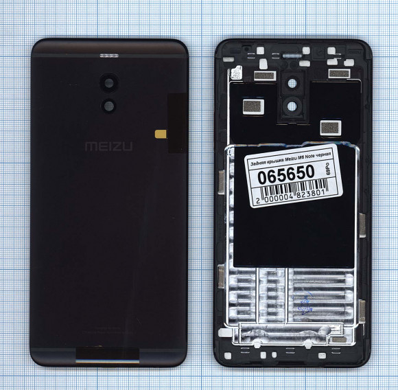 Задняя крышка корпуса для Meizu M6 Note, черная