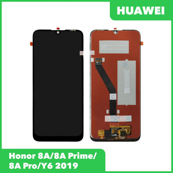 LCD дисплей для Huawei Honor 8A, 8A Prime, 8A Pro, Y6 2019 в сборе с тачскрином, оригинал (черный)
