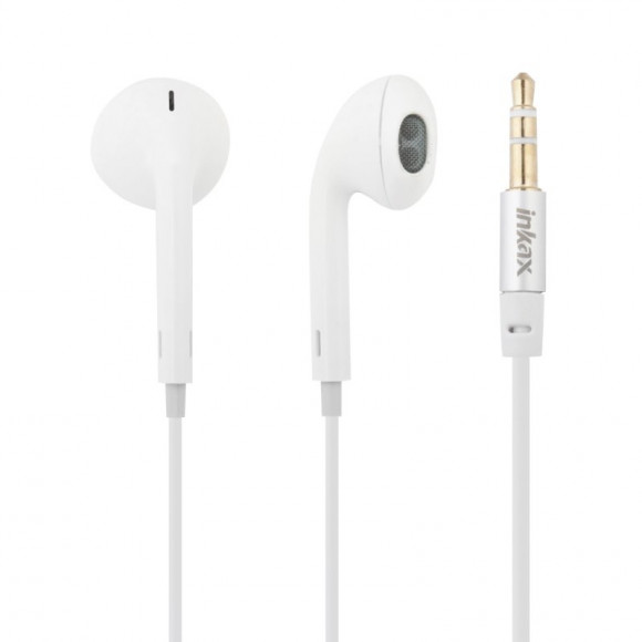 Аудио рессивер и Bluetooth гарнитура inkax HP-12 White-Collar вставная стерео, белая