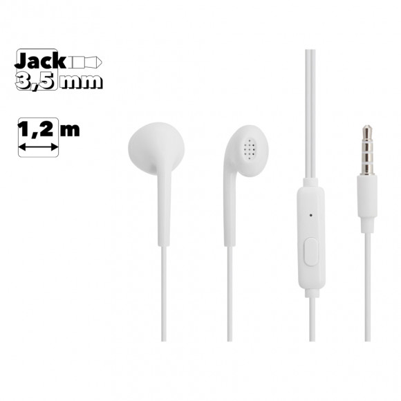 Гарнитура вставная WK Wired Earphone Y12, белый