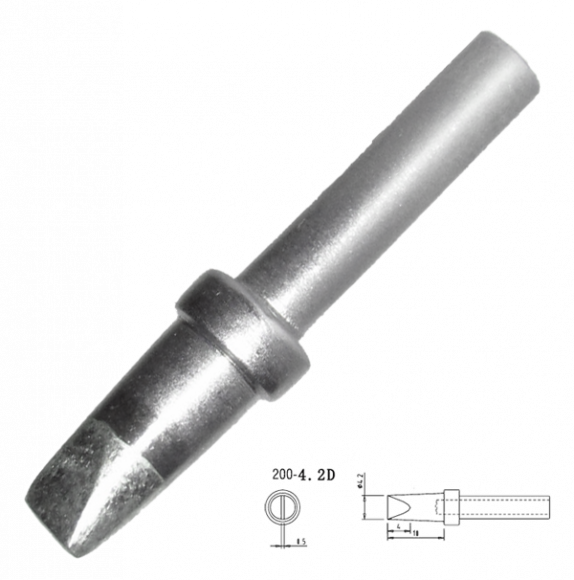 Жало для паяльника Quick QSS200-T-4, 2D