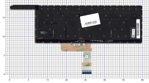 Клавиатура для ноутбука Asus ZenBook Pro Duo UX581G, UX581GV, черная