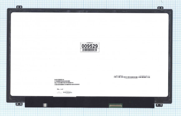 Матрица LTN156FL02 L01, 15.6", 3840x2160 (UHD), 40 pin, PLS, Slim (тонкая), матовая, уши вверх/вниз