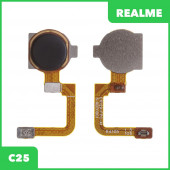 Шлейф для Realme C25 сканер отпечатка пальцев (черный) Шлейф для Realme C25 сканер отпечатка пальцев (черный)