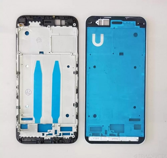 Рамка дисплея (средняя часть) для Xiaomi Mi 5X, Mi A1, черная