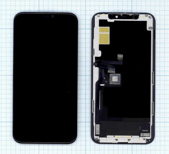 Дисплей для Apple iPhone 11 Pro в сборе с тачскрином (OLED JS) черный Дисплей для Apple iPhone 11 Pro в сборе с тачскрином (OLED JS) черный