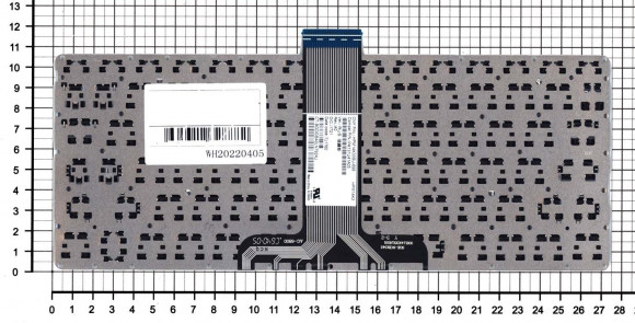 Клавиатура для ноутбука HP Pavilion X360 11-K, черная без рамки горизонтальный Enter