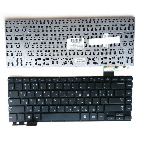 Клавиатура для ноутбука SAMSUNG NP530U4C NP535U4C 530U4C 535U4C черная прямой Enter РУССКАЯ РАСКЛАДКА