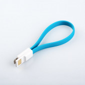 USB Дата-кабель на магните для Apple 8-pin (синий, коробка)