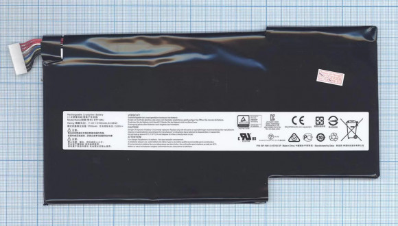 Аккумулятор (батарея) BTY-M6J для ноутбука MSI GS73VR Stealth Pro 11.4B, 5700мАч (оригинал)
