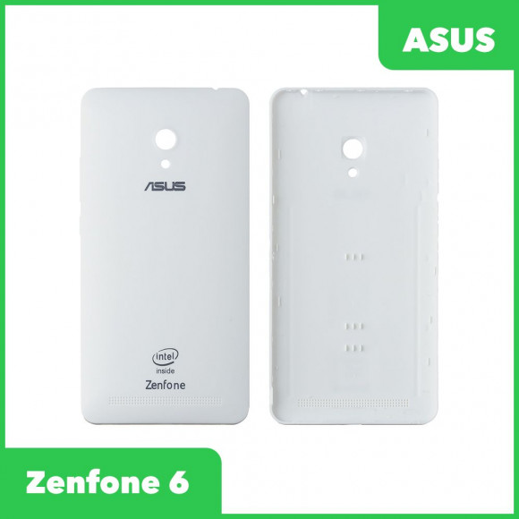 Задняя крышка корпуса для Asus ZenFone 6 (A600CG), белая