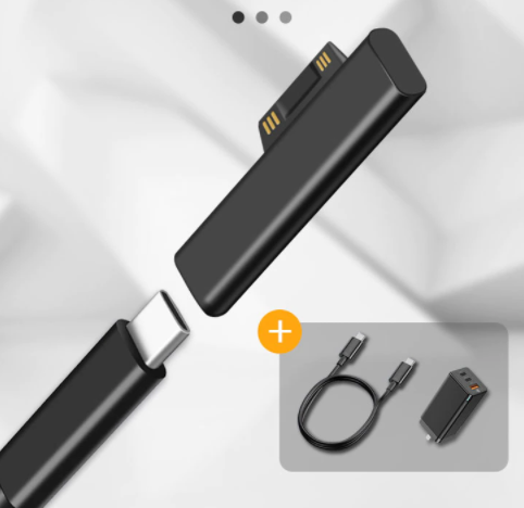 Адаптер для зарядки Microsoft Surface Pro от Type-C Адаптер для зарядки Microsoft Surface Pro от Type-C