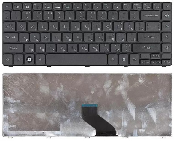 Клавиатура для ноутбука ноутбука Packard Bell EasyNote NM85, NM87, черная