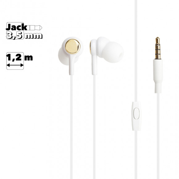 Гарнитура Borofone BM33 Complacent Universal Earphones With Mic, белая