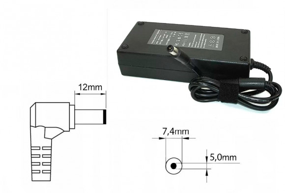Зарядка (блок питания) для ноутбука Asus G70S, 19.5V 11.8A 230W, штекер 7.4x5.0 мм