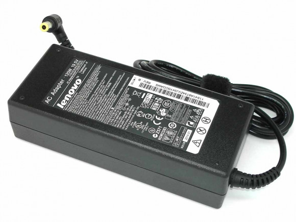 Блок питания (зарядное) для ноутбука Lenovo 19.5В, 6.15A, 6.3x3.0мм, 120В, (High Copy)