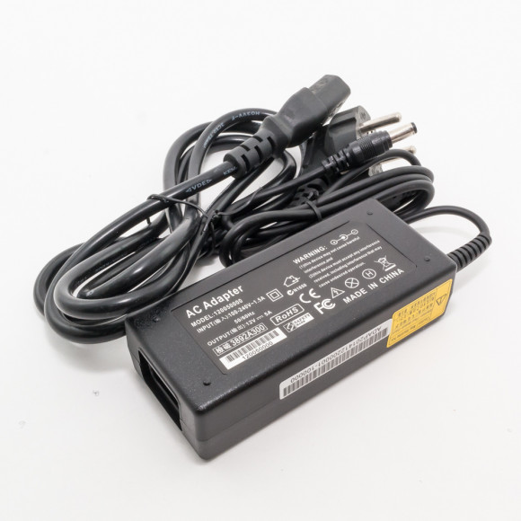 Блок питания для лед подсветки 12V 5A (60W) 5.5х2.5мм пластиковый