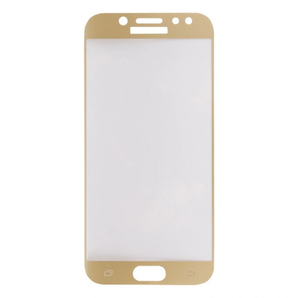 Защитное стекло LP для Samsung Galaxy J5 2017 Thin Frame Full Glue с рамкой 0, 33 мм 2, 5D (золотое)