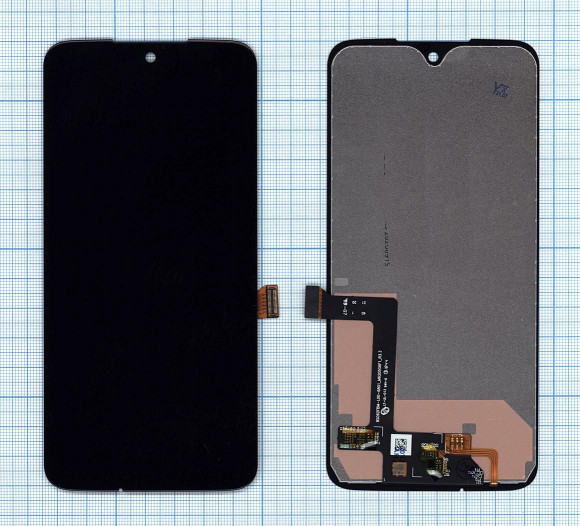 Модуль (матрица + тачскрин) для Motorola G7 Plus, черный Модуль (матрица + тачскрин) для Motorola G7 Plus, черный