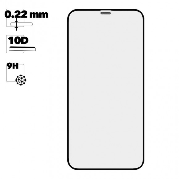 Защитное стекло для Apple iPhone XR 10D Dust Proof Full Glue Tempered Glass защитная сетка, черное