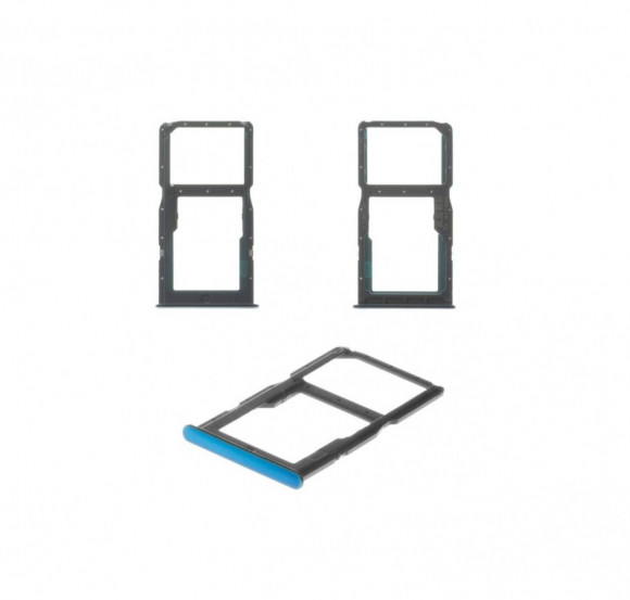 Держатель (лоток) SIM-карты для Huawei Nova 4E, синий
