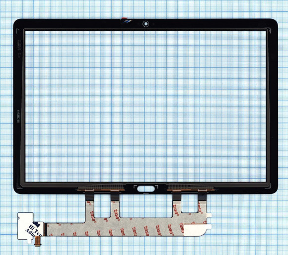 Сенсорное стекло (тачскрин) для Huawei MediaPad M5 Lite 10, черное