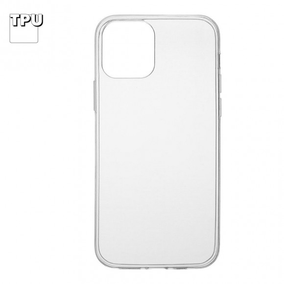 Силиконовый чехол "LP" для Apple iPhone 12, 12 Pro TPU, прозрачный (европакет)