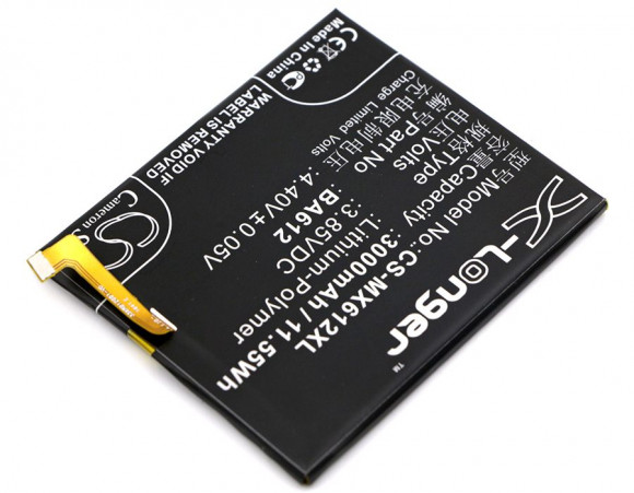 Аккумулятор (батарея) CS-MX612XL, BA612 для телефона Meizu M5s, M612M, 3.85В, 3000мАч, 11.55Wh Аккумулятор (батарея) CS-MX612XL, BA612 для телефона Meizu M5s, M612M, 3.85В, 3000мАч, 11.55Wh