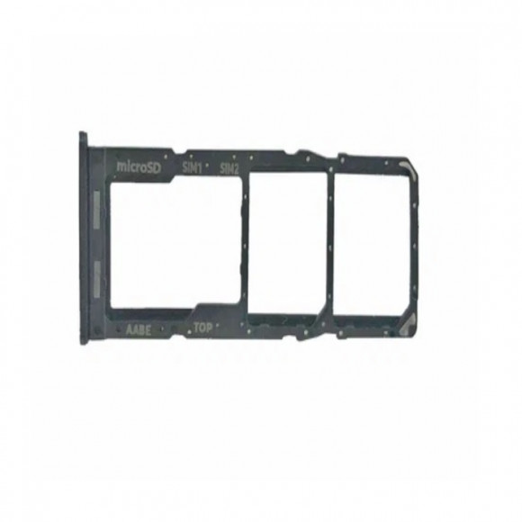 Держатель SIM Samsung A022G (A02) черный