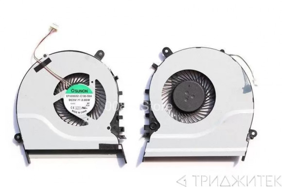 Вентилятор (кулер) для ноутбука Asus A551C, K551L, K551LA, K551LB, K551LN, R553L, R553LA, R553LB, R553LN, S551L, S551LA, V551L, V551LA, V551LB, Q551L,