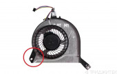 Вентилятор (кулер) для ноутбука HP Pavilion 14-P, 14-V, 15-P, 15-V, 16-V, 17-F, 17-V, 14-K, 15-K, 16-K, 17-K, ver.1, 4-pin
