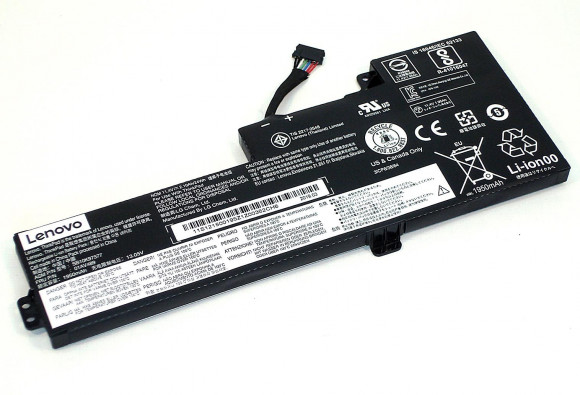 Аккумулятор (батарея) для ноутбука Lenovo ThinkPad T470 T570 (01AV489) 24Вт, 2100мАч, 11.4В (оригинал)