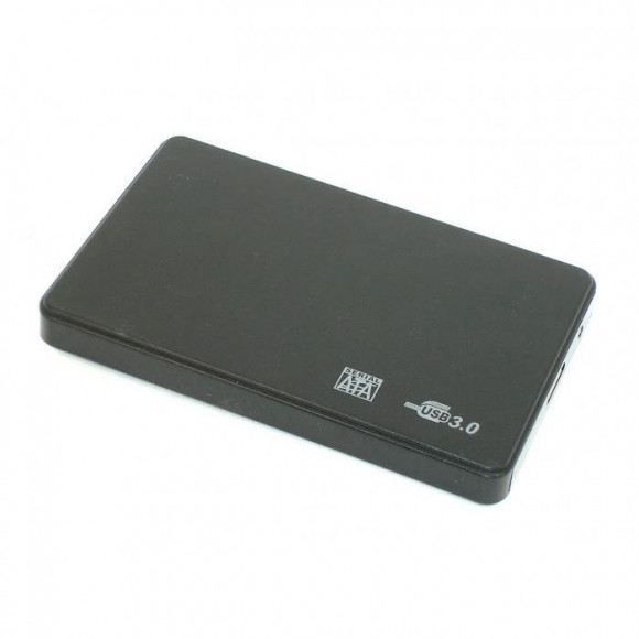 Бокс для жесткого диска 2,5" пластиковый USB 3.0 DM-2508 черный