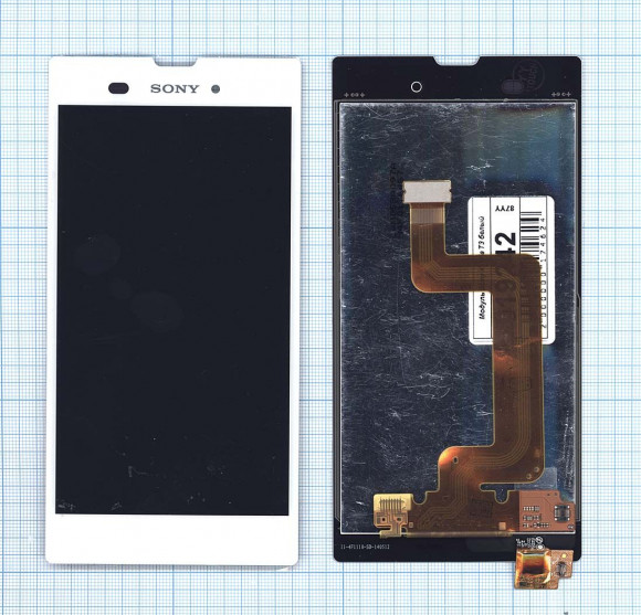 Модуль (матрица + тачскрин) для Sony Xperia T3, белый
