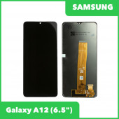 LCD дисплей для Samsung Galaxy A12 SM-A125 в сборе (черный)