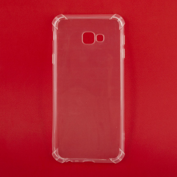 Силиконовый чехол "LP" для Samsung Galaxy J4 Plus 2018 (J415F) ударопрочный TPU Armor Case, прозрачный (европакет)