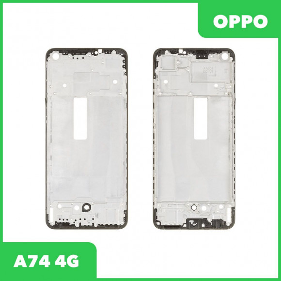 Рамка дисплея для OPPO A74 4G (CPH2219) (черный)