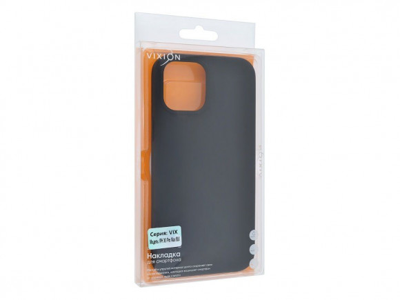 Накладка для Apple iPhone 12 Pro Max, черный (Vixion)