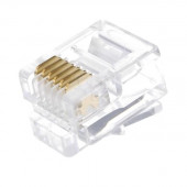 PLUG-6P6C-P-C2 Коннектор телефонный RJ-12 6P6C для розетки, , 100 шт. в упак. Hyperline PLUG-6P6C-P-C2 Коннектор телефонный RJ-12 6P6C для розетки, , 100 шт. в упак. Hyperline