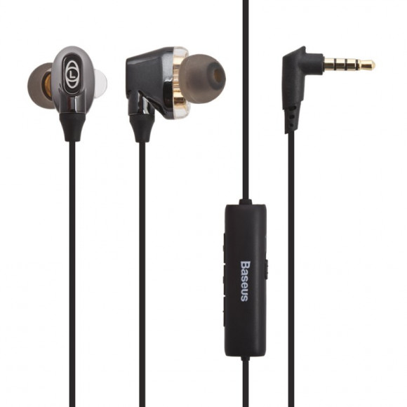 Гарнитура Baseus Immersive Virtual 3D Gaming Earphone H08 вставная (черная)